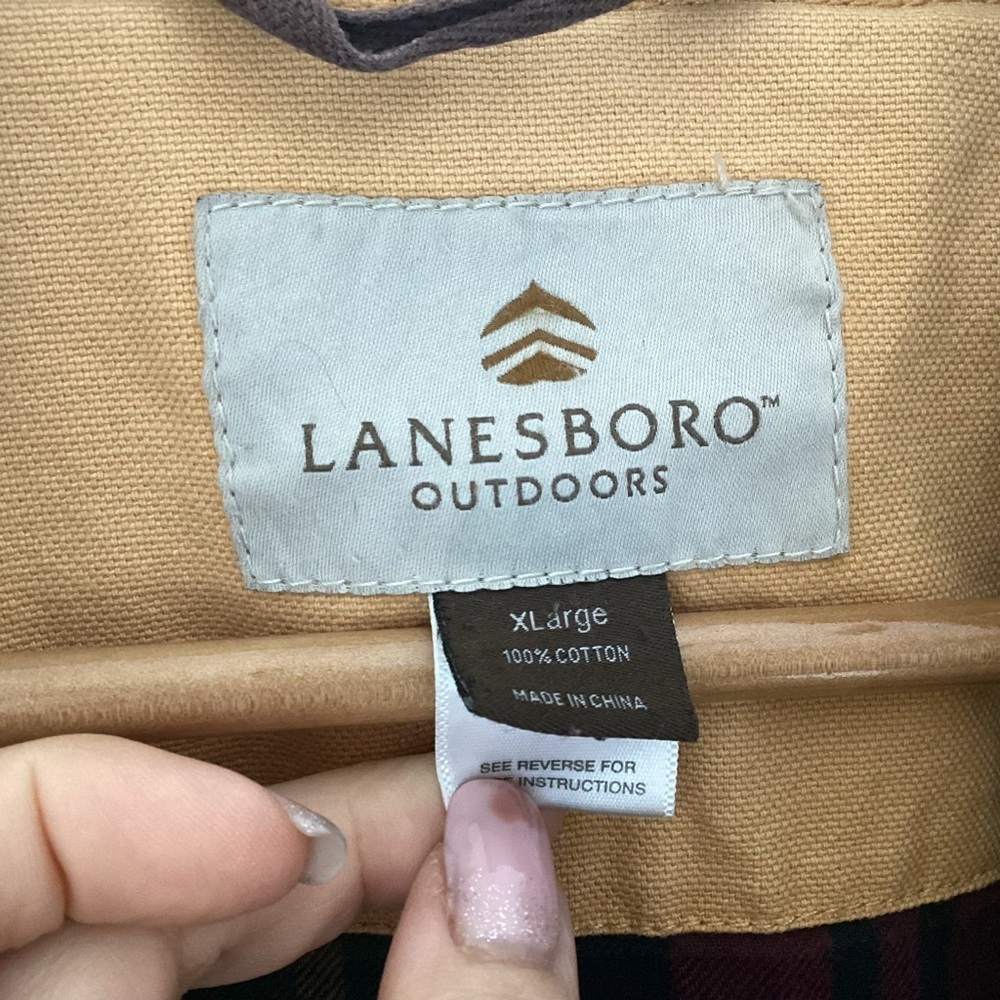 Lanesboro Outdoor Tan Canvas Barn Chore Jacket XL - Picture 12 of 16